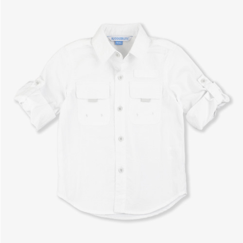 Sun Protective Button Down Shirt | RuffleButts & RuggedButts