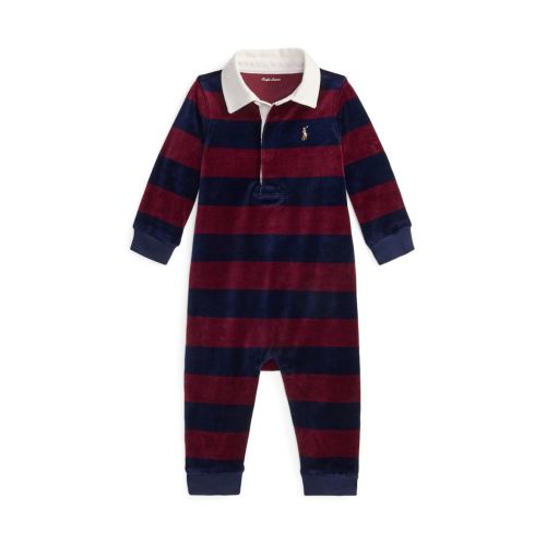 Ralph Lauren Childrenswear Baby Boys Logo Cotton Rugby Shirt & Chino Pant Set | Belk