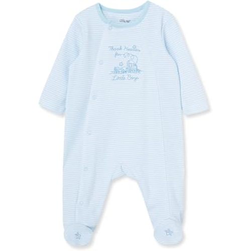 Little Me Clothes for Baby Boys' 100% Cotton Scratch-Free Tag Footie Sleeper