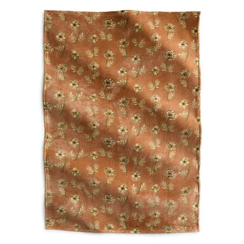 Oversized Throw Blanket - Anemones Macaroon