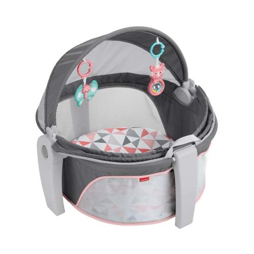 Fisher-Price On-The-Go Girl Baby Dome - Charcoal