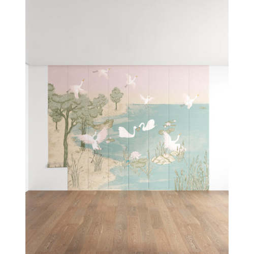 Swan Lake Wall Mural