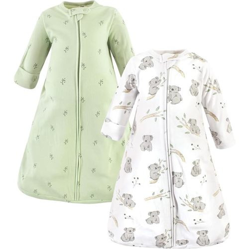 Unisex Baby Cotton Long-Sleeve Wearable Sleeping Bag, Sack, Blanket