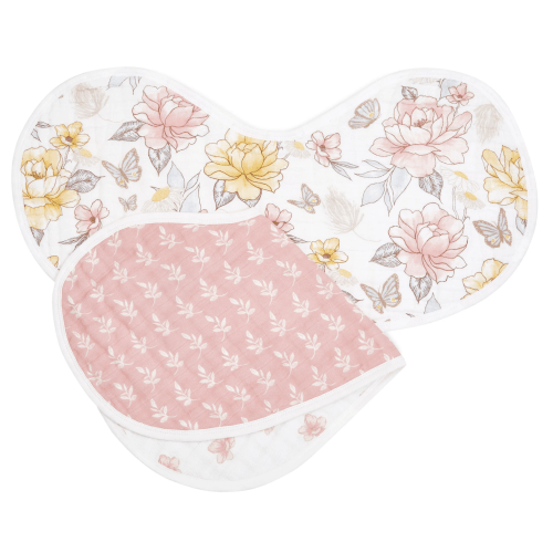 Earthly Organic Cotton Burpy Bib 2pk | aden + anais