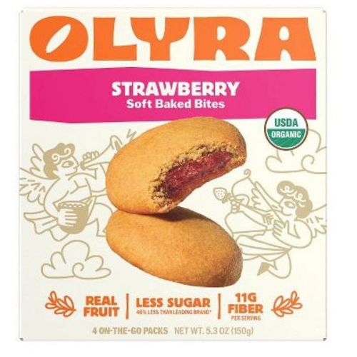 Olyra Strawberry Soft Baked Bites -&nbsp; 5.3oz/4ct