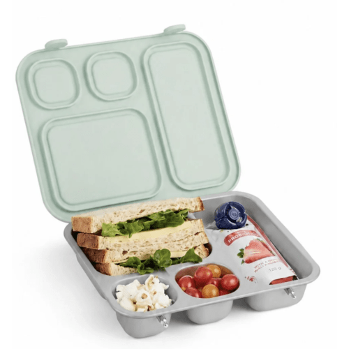 Stainless Steel Bento Lunch Box with Silicone Lid (Sage)