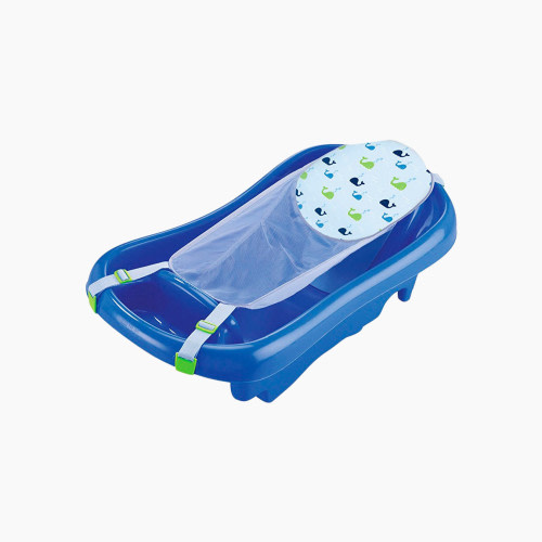 The First Years Sure Comfort Deluxe Newborn to Toddler Tub with Sling - Aqua