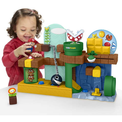 Fisher-Price Little People Toddler Toy My Mario Adventure Playset with Music Sounds & Figures for Preschool Kids Ages 18+ Months - Walmart.ca