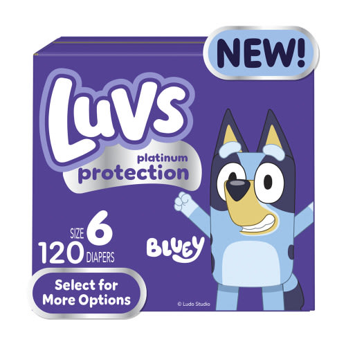 Luvs Platinum Protection Baby Diapers Size 6, 120 Count (Select for More Options)