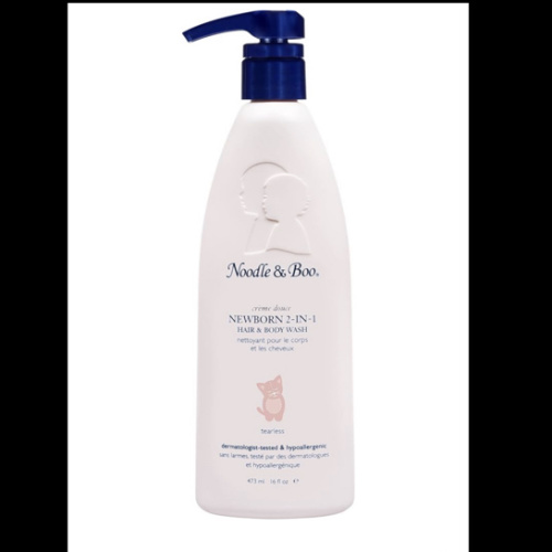Noodle & Boo Newborn 2-in-1 Baby Shampoo and Body Wash, Tear-Free, Hypoallergenic, Baby Bath Essentials, Moisturizing, pH-Balanced, Vitamin-Enriched, Pediatrician-Tested