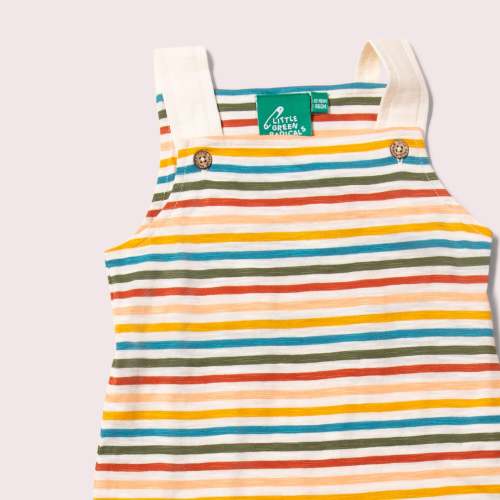 Cream Rainbow Storytime Dungaree Shorts – Little Green Radicals