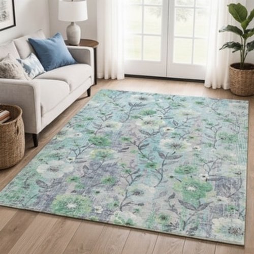 Premium Washable Super Soft Floral Kimball Mayfield Rug