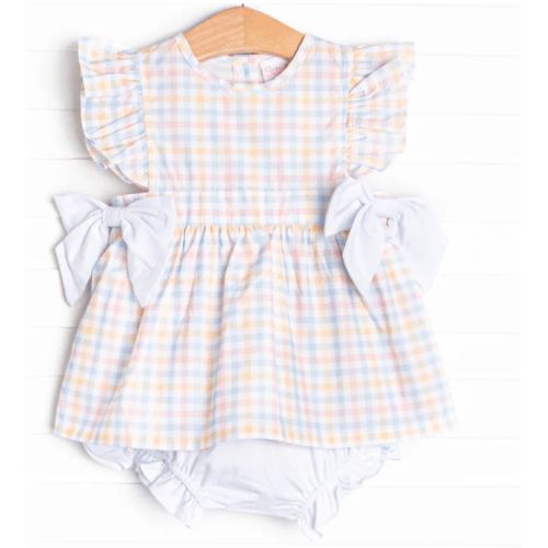 Springtime Sunshine Diaper Set, Blue – Stitchy Fish