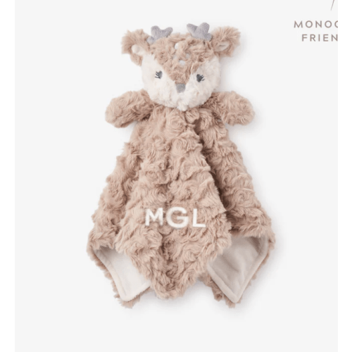 Plush Fawn Baby Security Blanket