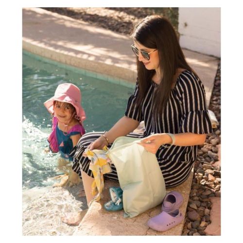 Tiny Twinkle Mess-Proof Waterproof Washable Baby/Toddler Wet Bags for Diapers, Swimsuits and Travel