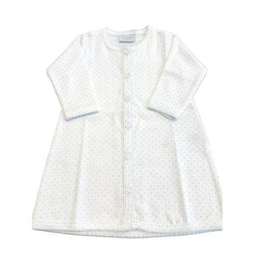 Squiggles L/S Daygown - Light Blue – Posh Tots Children's Boutique