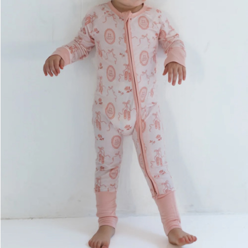 Ballet Slippers Zipper Romper – In My Jammers