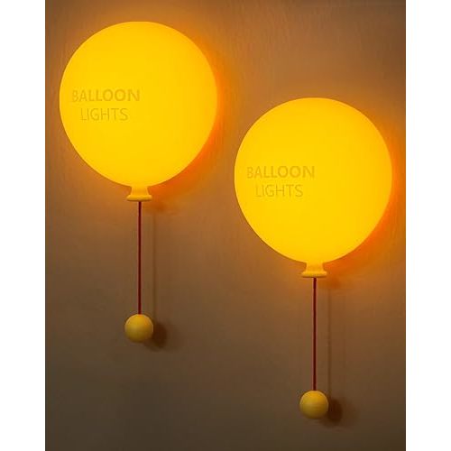 Fuloon Balloon Wall Light, Hallway Night Light, 2 Pack