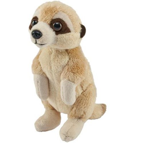 Wild Republic Pocketkins Eco Meerkat, Stuffed Animal, 5 Inches, Plush Toy, Made from Recycled Materials, Eco Friendly