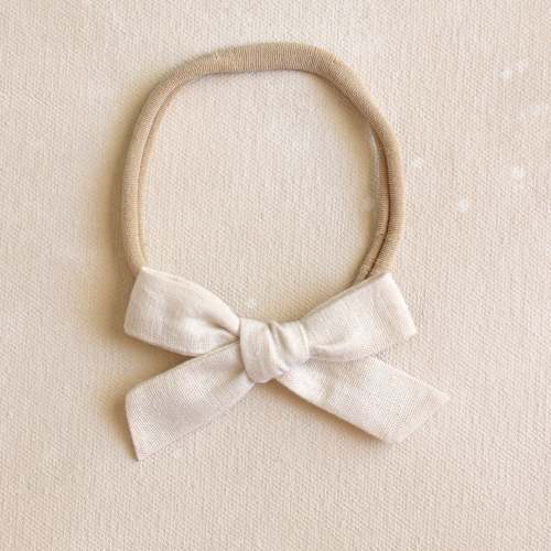 Scout Bow Headband // Blanche