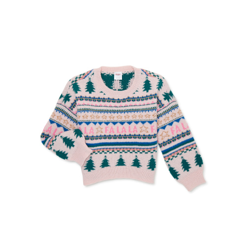 Holiday Time Girls Christmas Sweater, size 4-5