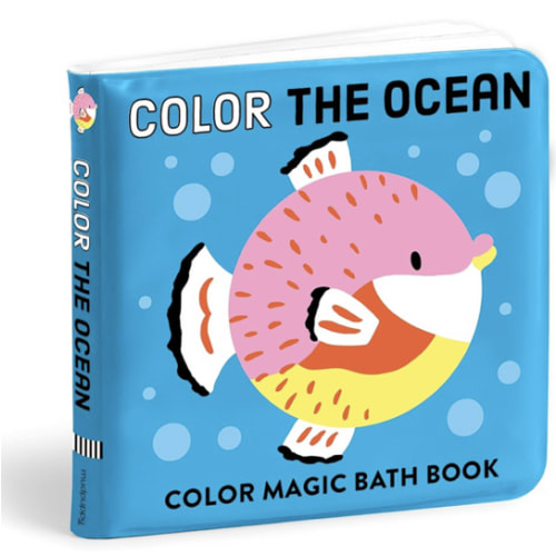 Color the Ocean Color Magic Bath Book