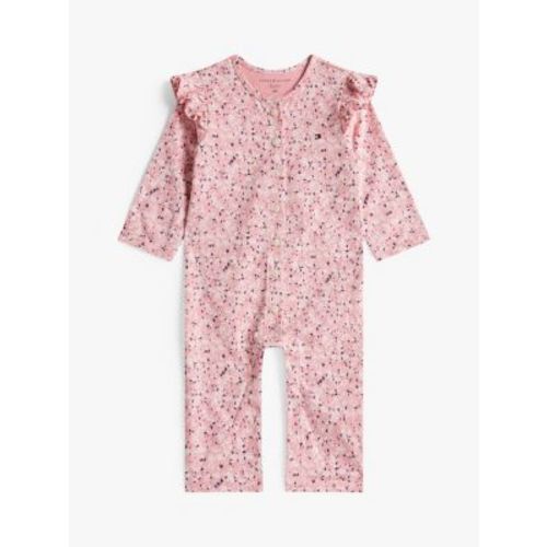 Babies' Ruffle Trim Floral Coverall