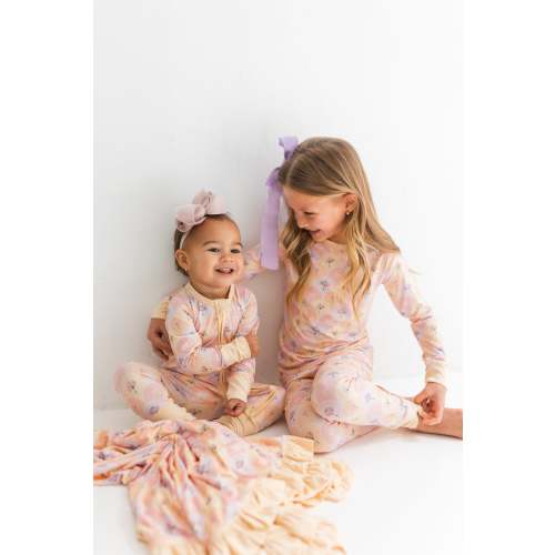 Savannah Floral Ruffle Blanket