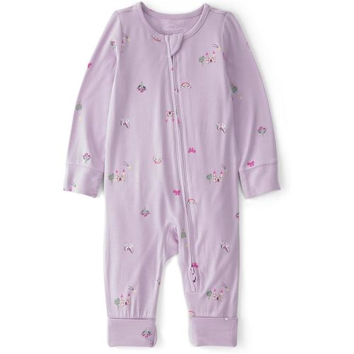 Carter's Girl PurelySoft Sleep and Play Pajamas, Fairytale Print, 9M