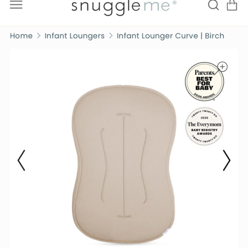 Infant Lounger Curve | Natural