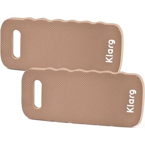 Klarg Garden Kneeling Pad 2 PCS, Thick Foam Kneeling Pad, Comfortable, Waterproof Knee Mat for Gardening, Cleaning, Baby Bathing, Yoga, Camping, and Auto Repair.16.1" x 7.4" x 0.78"