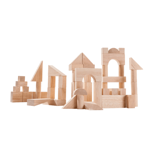 Natural Wood Blocks (50 pieces)