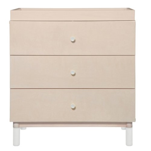 Washed Natural Babyletto Gelato 3-Drawer Changing Table Dresser