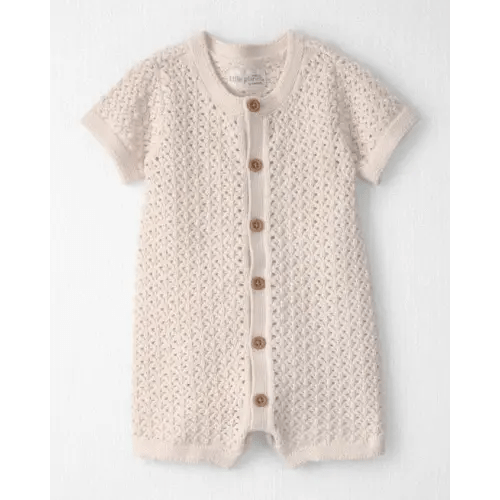Baby Girl Organic Cotton Sweater Knit Romper - Little Planet | Carter's