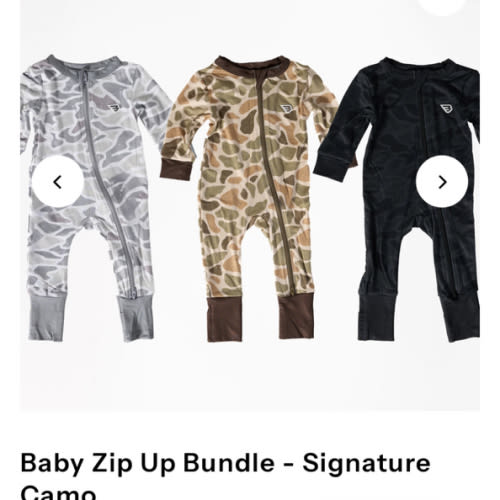 Baby Zip Up Bundle - Signature Camo – BURLEBO