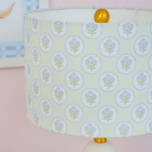 Lamp Shade | Hydrangea Medallions