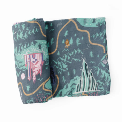 Emerald City Swaddle Blanket