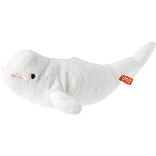 Wild Republic Beluga Whale Plush Stuffed Animal, Plush Toy, Gifts for Kids, Cuddlekins, 15 Inches