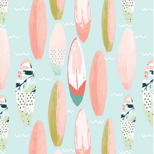 Pink Surfboards Crib Sheet Hawaii Nursery Beach Baby - Etsy