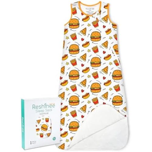 Bamboo Viscose Sleep Sack for Babies and Toddlers 1.0 Tog Wearable Blanket 2-Way Zipper Baby Shower Gifts