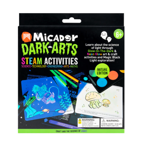 Micador Dark Arts, Glow STEAM Activity Packs, Nature STEAM Activity Pack