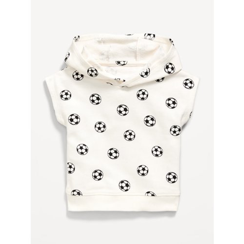 Printed Dolman-Sleeve French Terry Pullover Hoodie for Baby