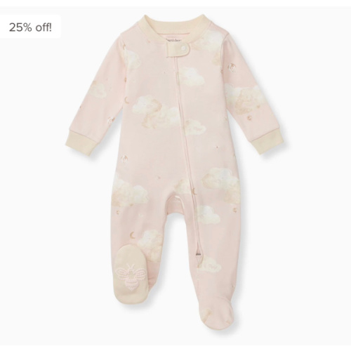 Good Night Sky Organic Cotton Sleep & Play - Ranunculus