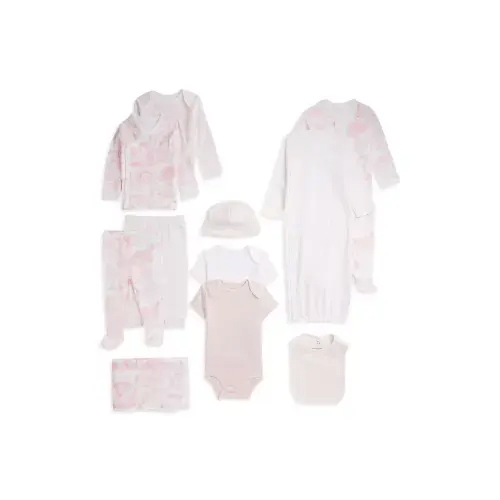 Polo Unisex Toile Cotton 12 Piece Gift Set - Baby  Color - Pink Multi, Size 0-3