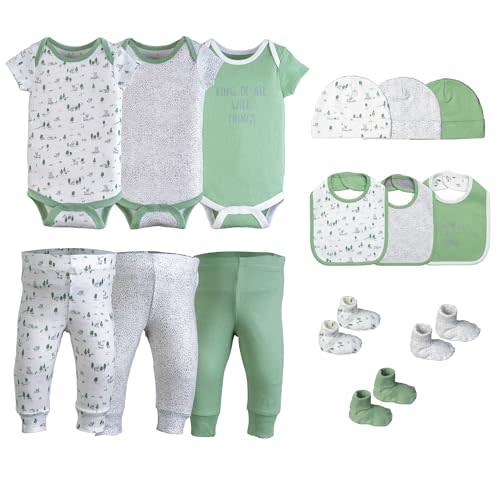 Little Peaches Baby Girl Clothes - Layette Gift Set for Baby Girls, Fits 0 to 3 Months Baby,Newborn Clothes & Accessories Set