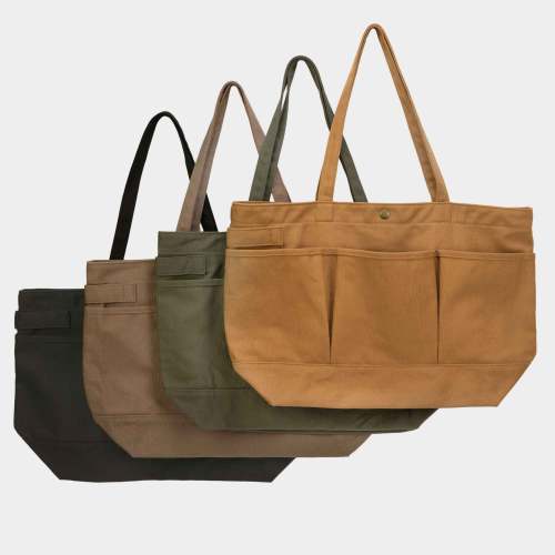 Gardenheir Cotton Canvas Tote Bag in British Tan