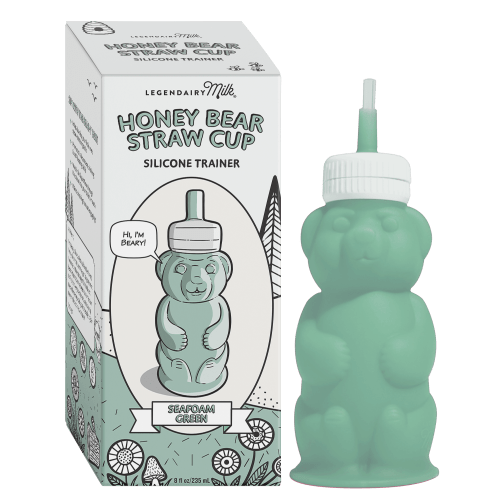 Honey Bear Straw Cup | Silicone Training Cup | Legendairy Milk