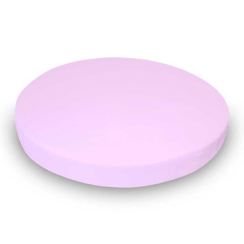 SheetWorld Baby Fitted Round Crib Sheet, 100% Cotton Jersey Hypoallergenic Sheet, Unisex Boy Girl, 42 x 42 inches, Solid Lavender, Made in USA