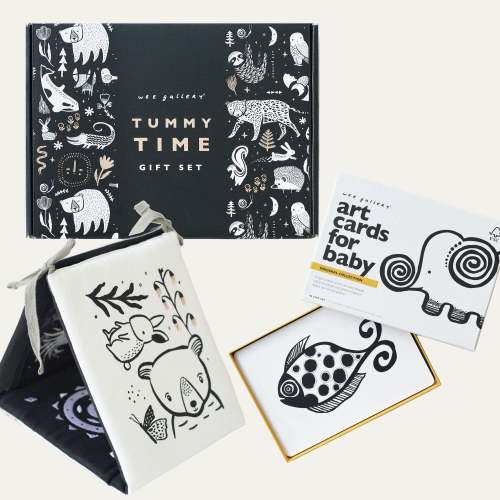 Baby Tummy Time Gallery with Mirror Gift Set