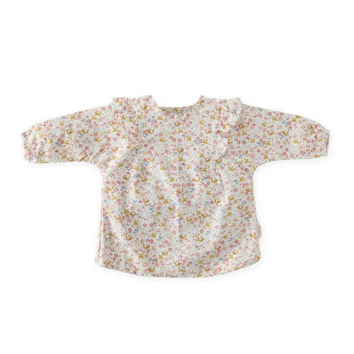 Water Repellent Ruffle Baby Smock - Floret